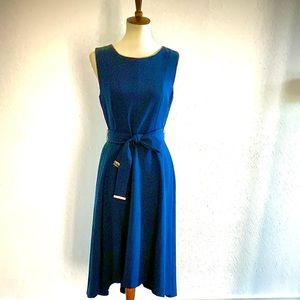 NWT Classic navy midi dress
